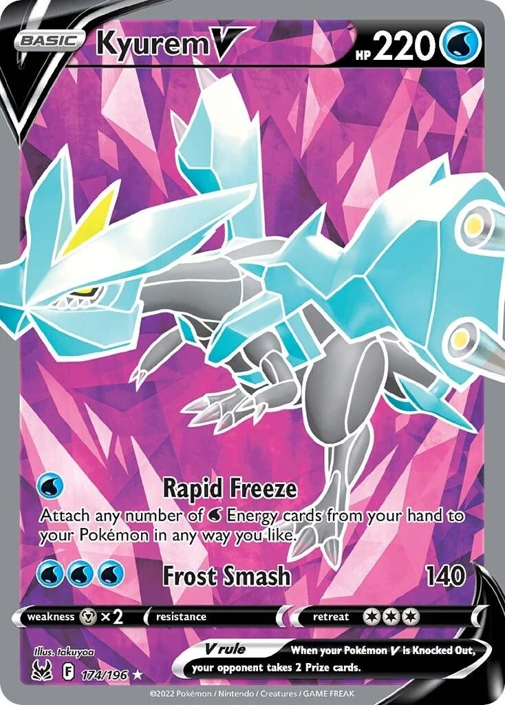 Kyurem V (Full Art) (174/196) (SWSH11: Lost Origin)