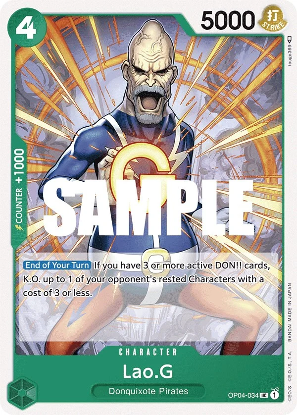 Lao.G (OP04-034) (Kingdoms of Intrigue)