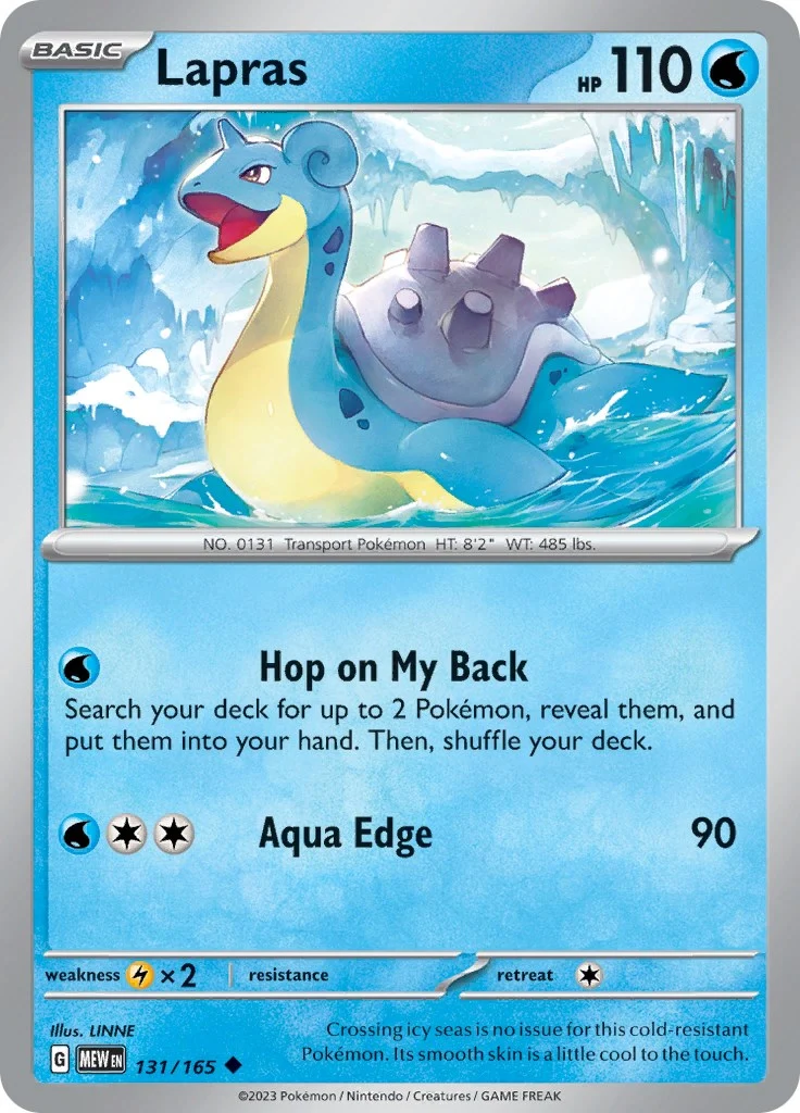 Lapras (131/165) (SV: Scarlet & Violet 151)