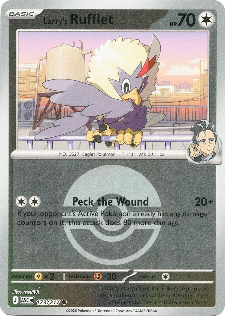 Larry's Rufflet (Poke Ball) (173/217) (ME: Ascended Heroes)