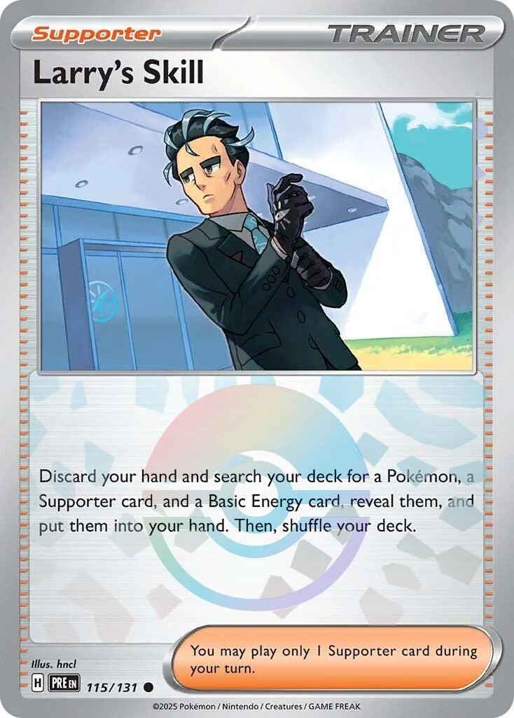 Larry's Skill - 115/131 (Poke Ball Pattern) (115/131) (SV: Prismatic Evolutions)