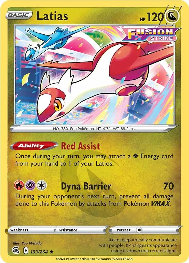 Latias (193/264) (SWSH08: Fusion Strike)