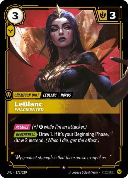 LeBlanc - Fragmented (172/219) (Unleashed)