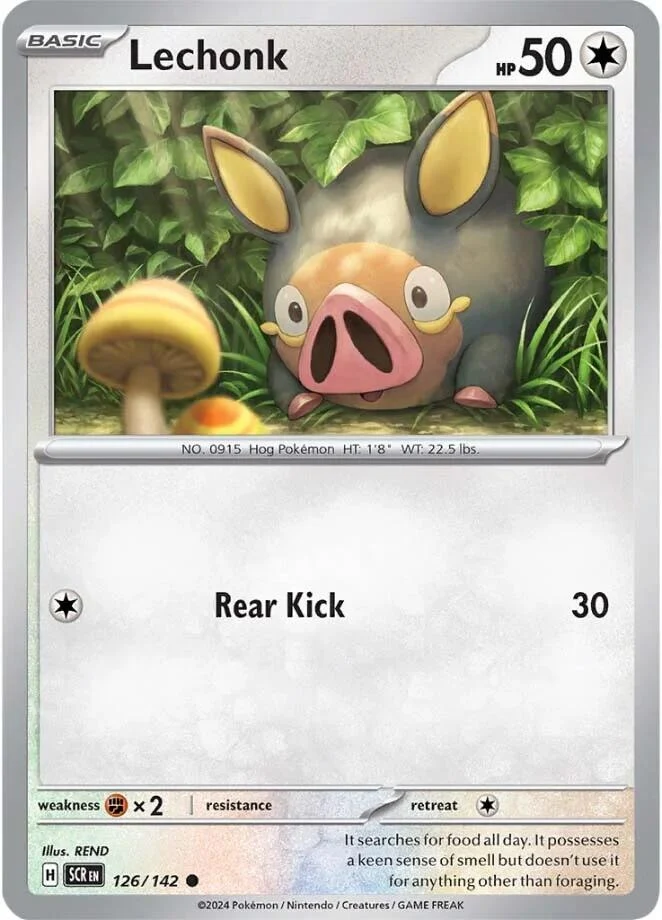 Lechonk (126/142) (SV07: Stellar Crown)