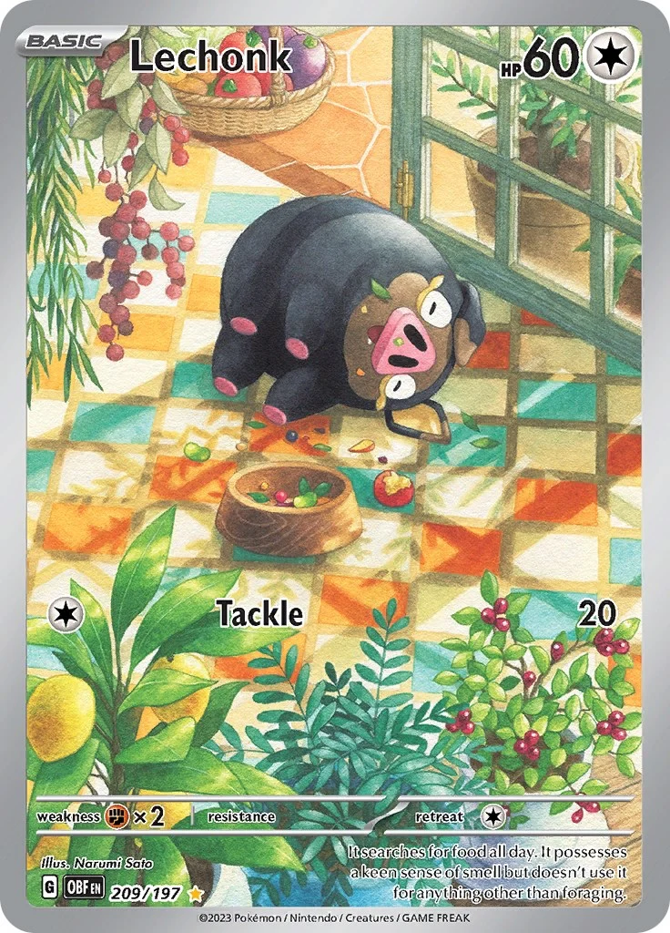 Lechonk (209/197) (SV03: Obsidian Flames)