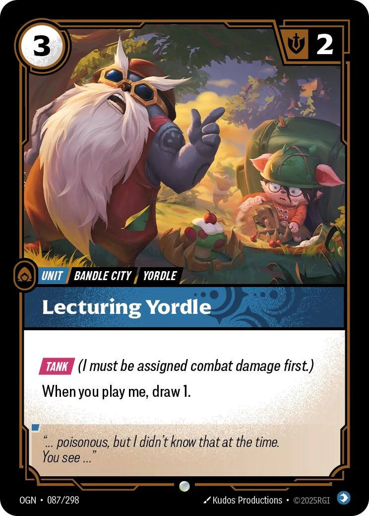 Lecturing Yordle (087/298) (Origins)