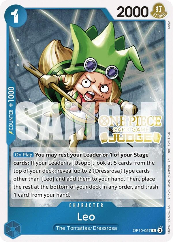 Leo (Judge Pack Vol. 6) (OP10-057) (One Piece Promotion Cards)