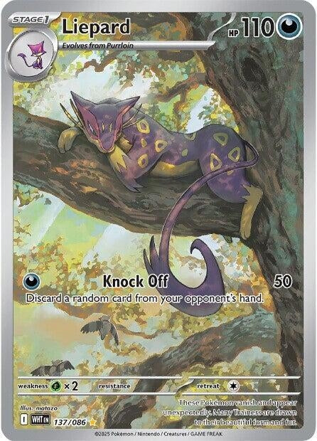 Liepard (137/086) (SV: White Flare)