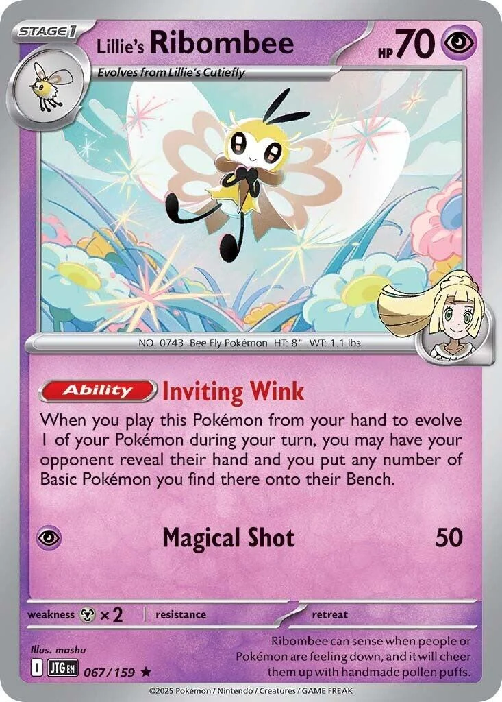 Lillie's Ribombee (067/159) (SV09: Journey Together)