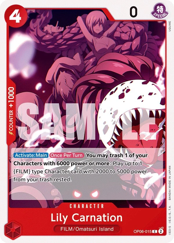 Lily Carnation (OP06-015) (Wings of the Captain)