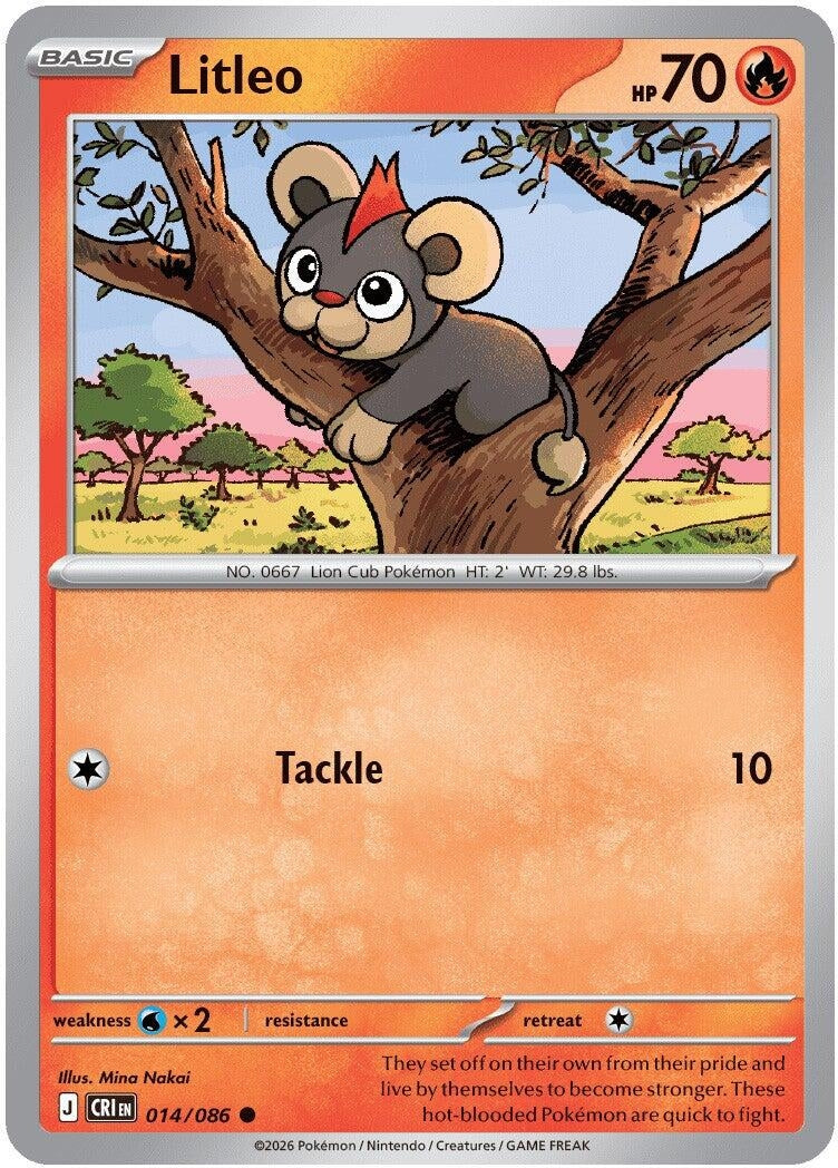 Litleo (014/086) (ME04: Chaos Rising)