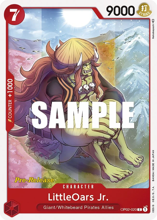 LittleOars Jr. (OP02-020) (Paramount War Pre-Release Cards)