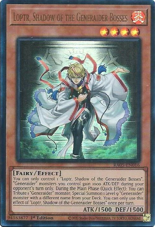 Loptr, Shadow of the Generaider Bosses (Ultra Rare) (RA05-EN016) (Rarity Collection 5)