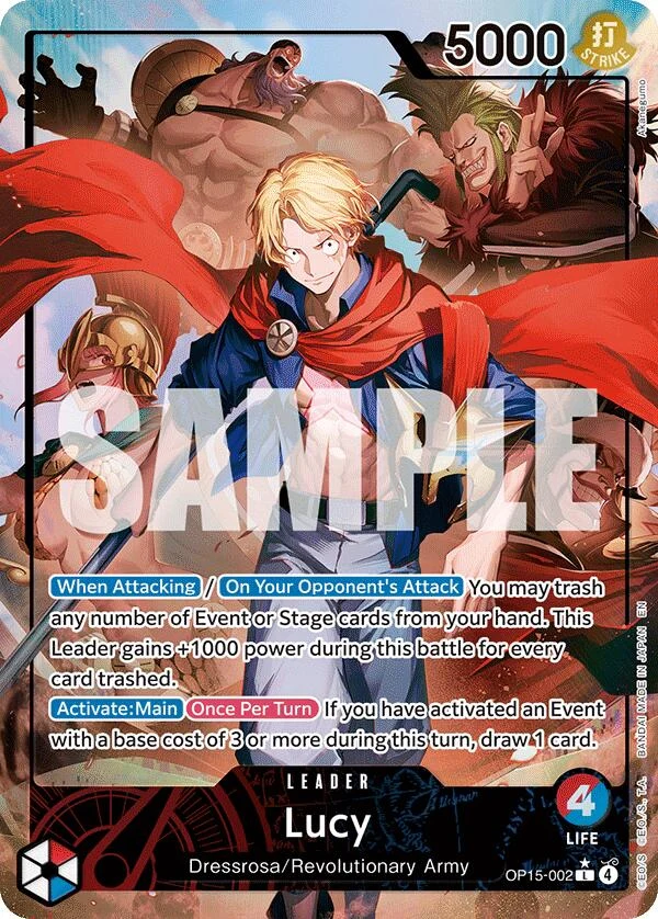 Lucy (Alternate Art) (OP15-002) (Adventure on Kami's Island)