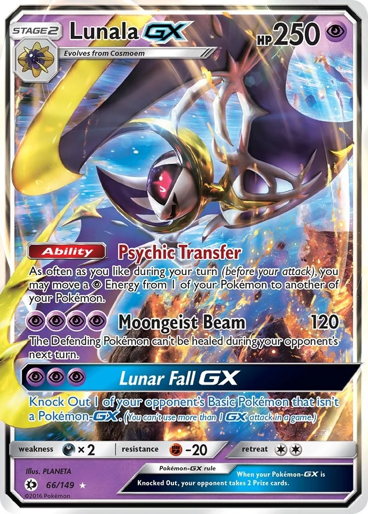 Lunala GX (66/149) (SM Base Set)