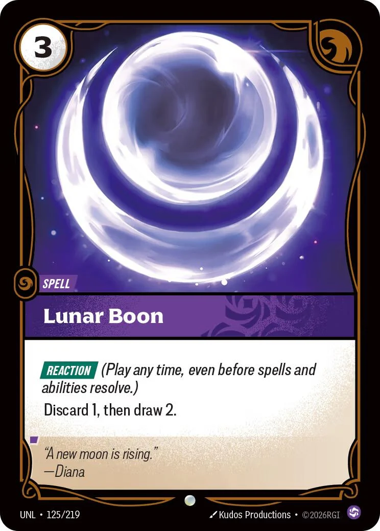Lunar Boon (125/219) (Unleashed)