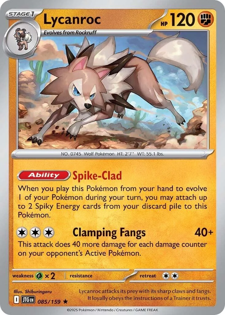 Lycanroc (085/159) (SV09: Journey Together)