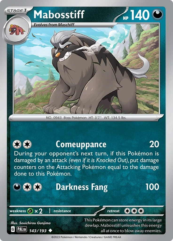 Mabosstiff (143/193) (SV02: Paldea Evolved)