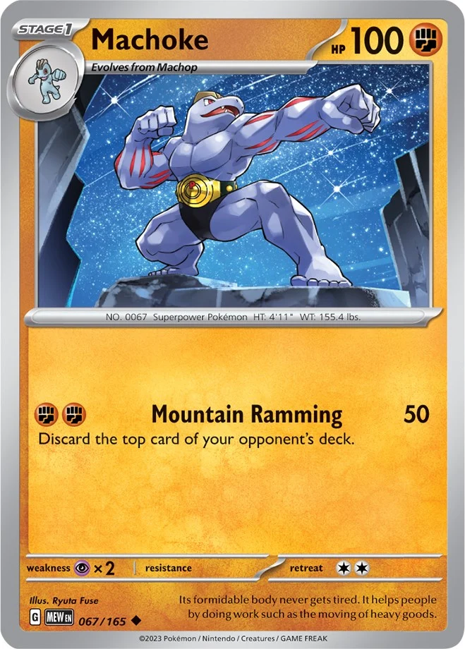 Machoke (067/165) (SV: Scarlet & Violet 151)