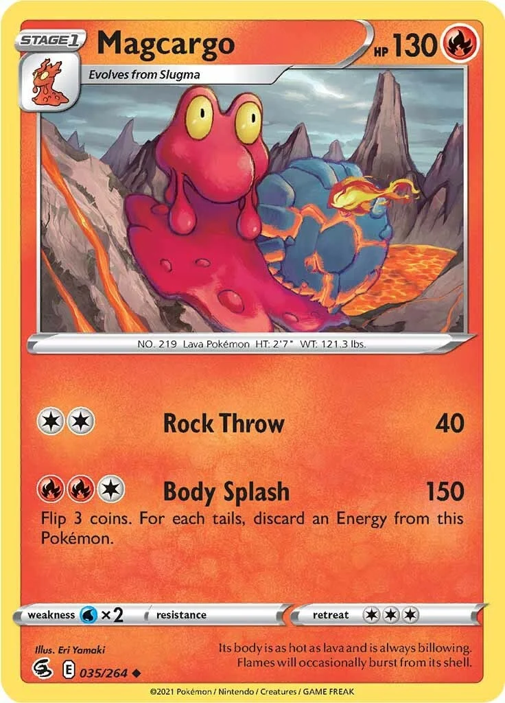 Magcargo (035/264) (SWSH08: Fusion Strike)