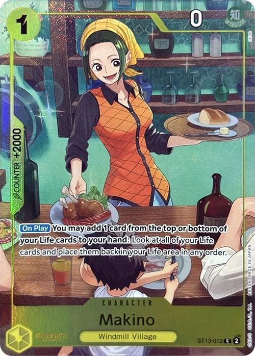 Makino (Premium Card Collection -Best Selection Vol. 3-) (ST13-012) (One Piece Promotion Cards)