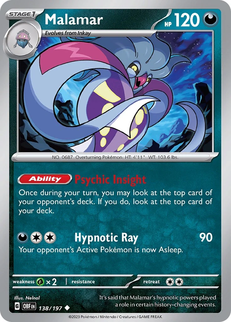 Malamar (138/197) (SV03: Obsidian Flames)