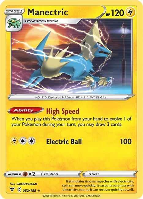 Manectric (052/185) (SWSH04: Vivid Voltage)