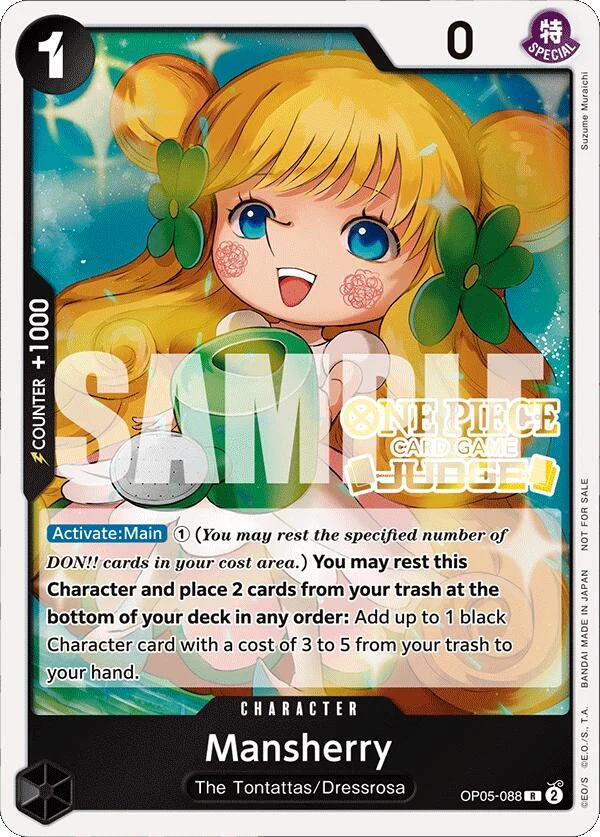 Mansherry (Judge Pack Vol. 4) (OP05-088) (One Piece Promotion Cards)