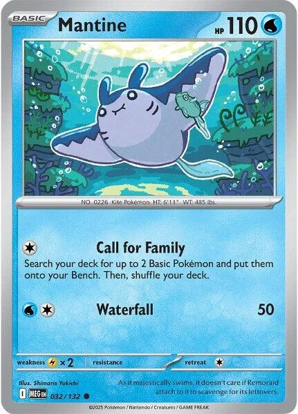 Mantine (032/132) (ME01: Mega Evolution)
