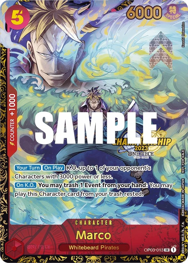 Marco (Championship 2023) (OP03-013) (One Piece Promotion Cards)