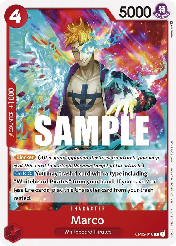 Marco (Promotion Pack 2023) (OP02-018) (One Piece Promotion Cards)