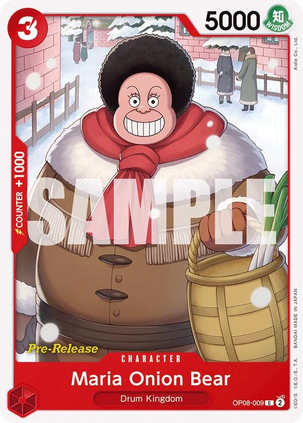 Maria Onion Bear (OP08-009) (Two Legends Pre-Release Cards)