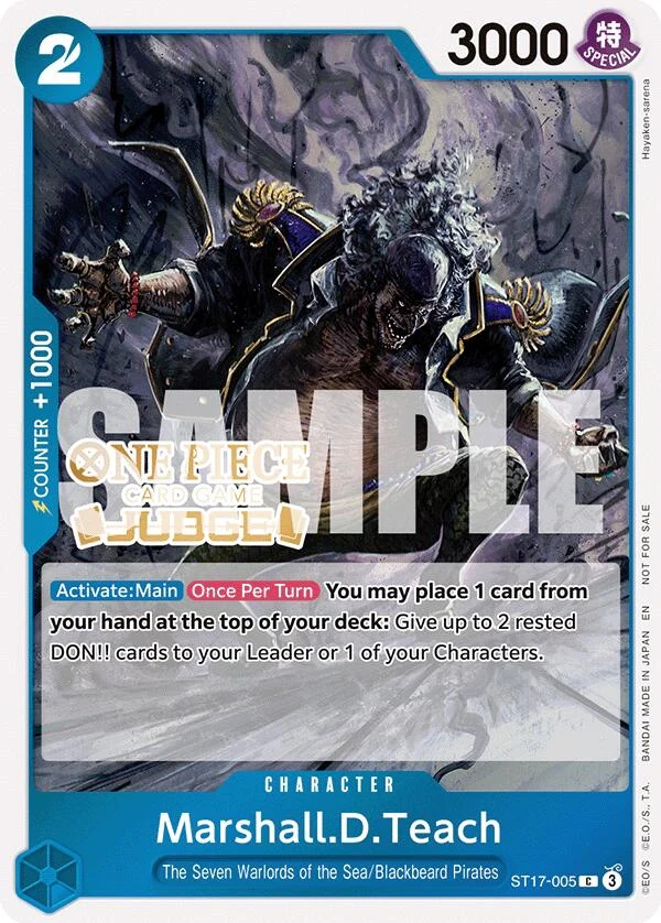 Marshall.D.Teach (Judge Pack Vol. 7) (ST17-005) (One Piece Promotion Cards)