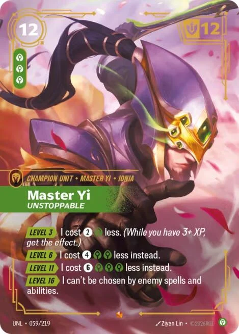 Master Yi - Unstoppable (059/219) (Unleashed)
