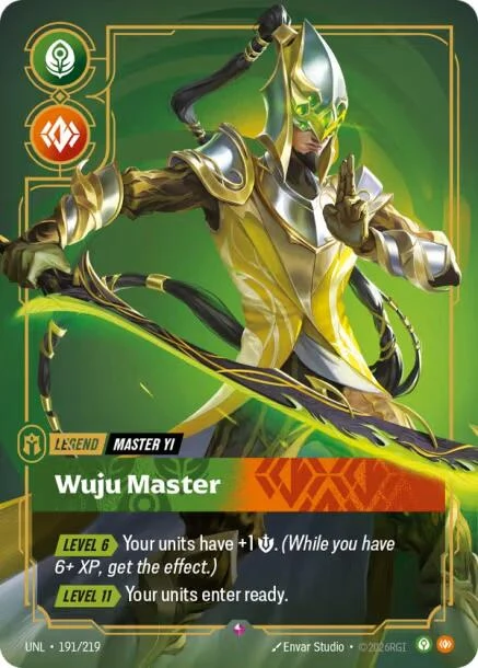 Master Yi - Wuju Master (191/219) (Unleashed)