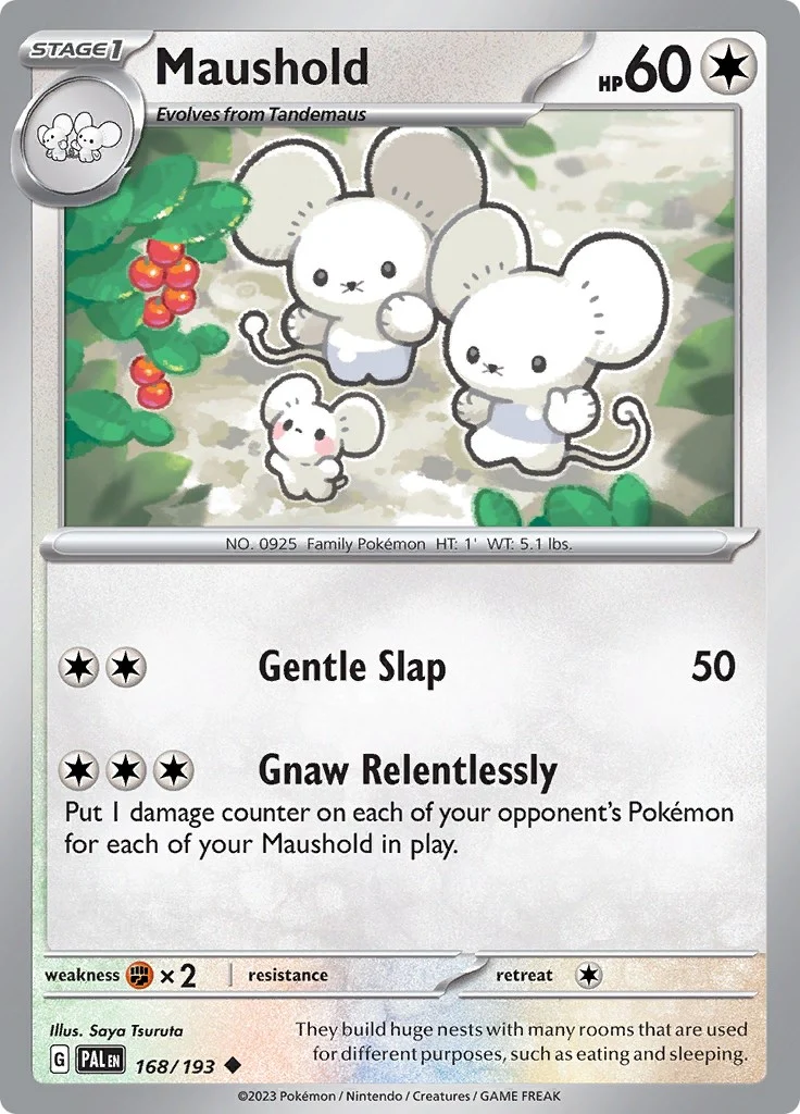 Maushold (168/193) (SV02: Paldea Evolved)