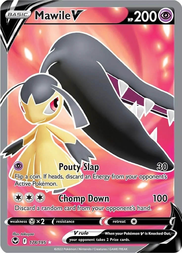 Mawile V (Full Art) (178/195) (SWSH12: Silver Tempest)