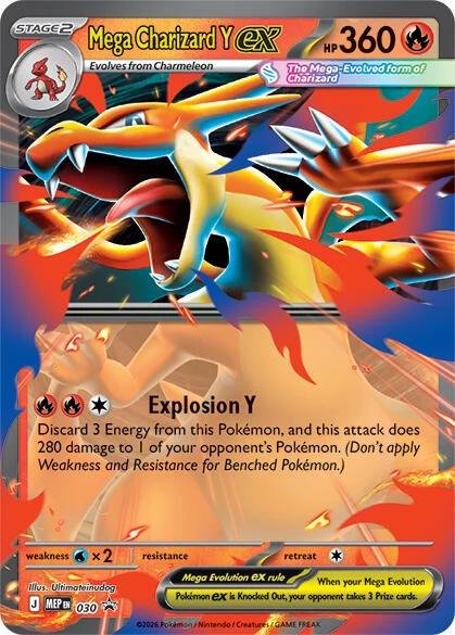 Mega Charizard Y ex - 030 (030) (ME: Mega Evolution Promo)
