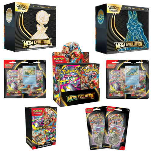 Mega Evolution - Bundle (Enhanced Booster Box, Elite Trainer Box, Booster Bundle)