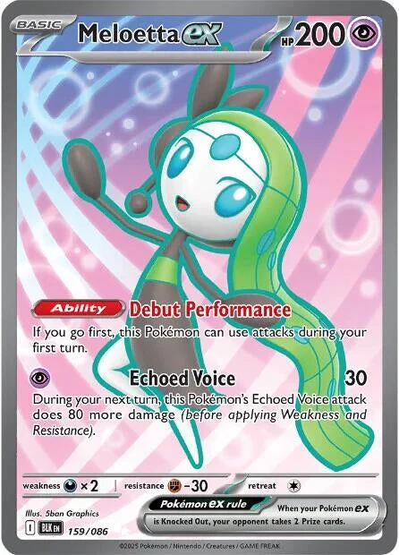 Meloetta ex (159/086) (SV: Black Bolt)