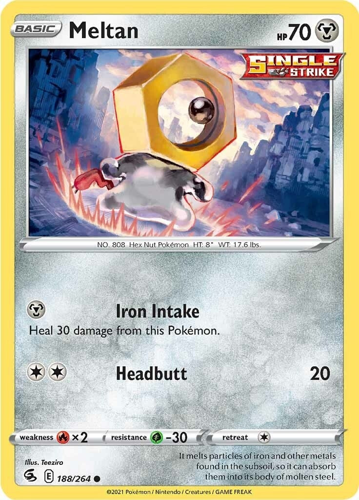 Meltan (188/264) (SWSH08: Fusion Strike)