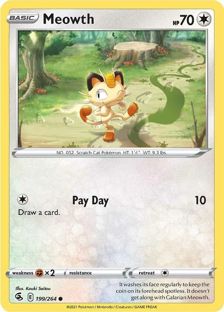 Meowth (199/264) (SWSH08: Fusion Strike)