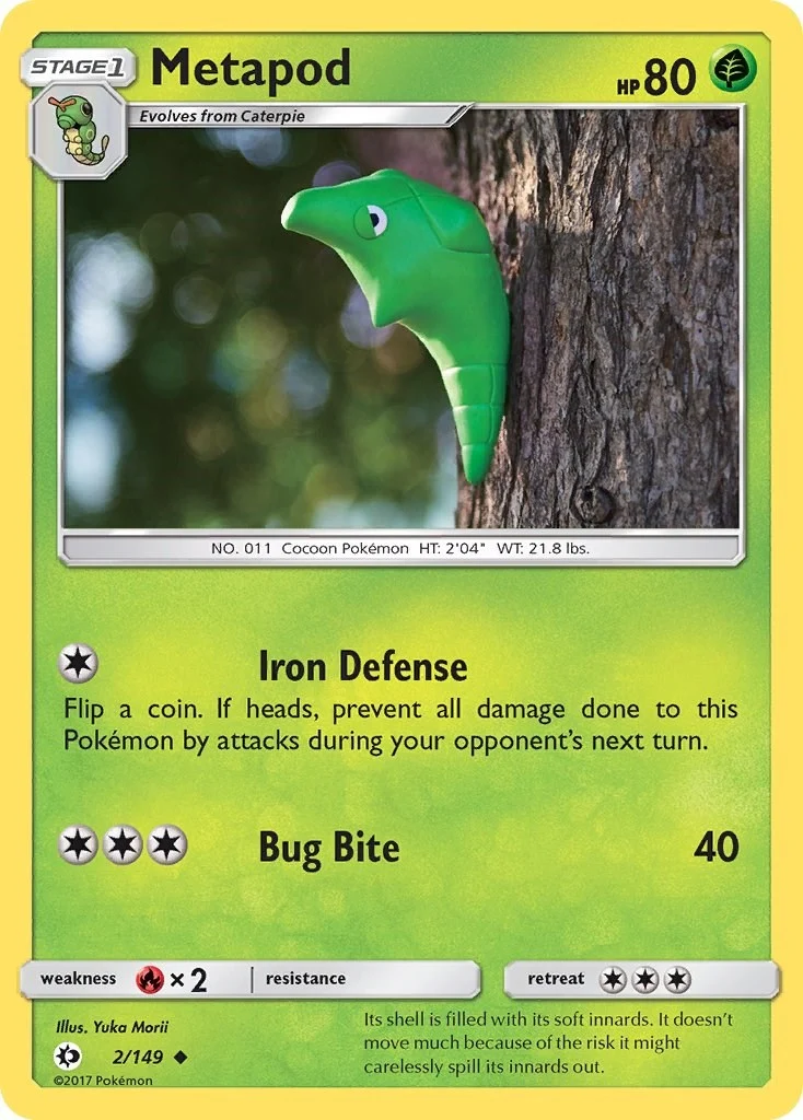 Metapod (2/149) (SM Base Set)