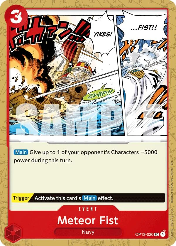 Meteor Fist (OP13-020) (Carrying On His Will)