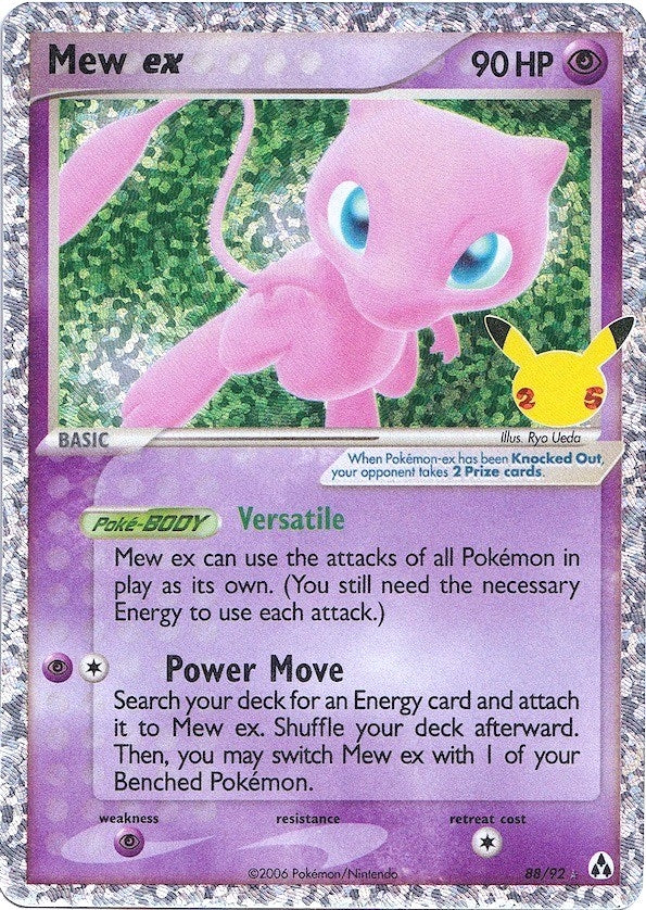 Mew ex (88/92) (Celebrations: Classic Collection)