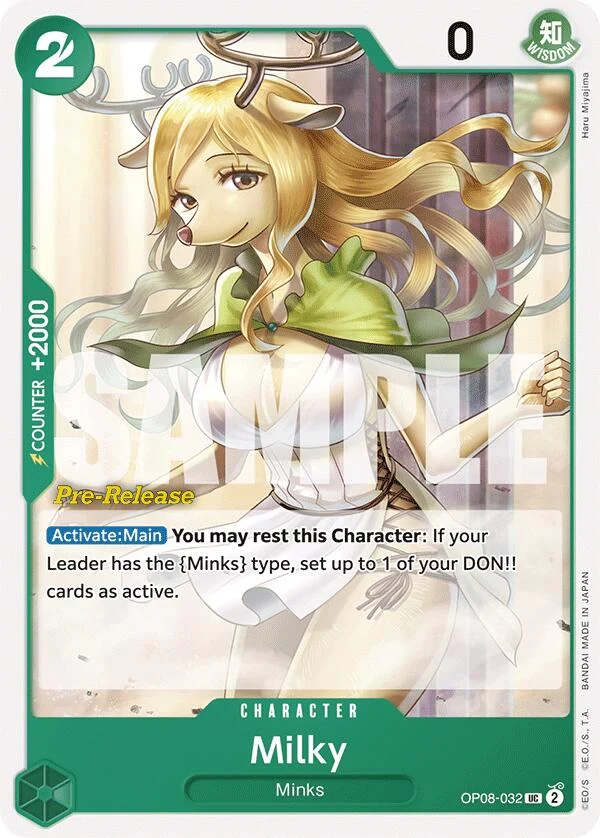 Milky (OP08-032) (Two Legends Pre-Release Cards)
