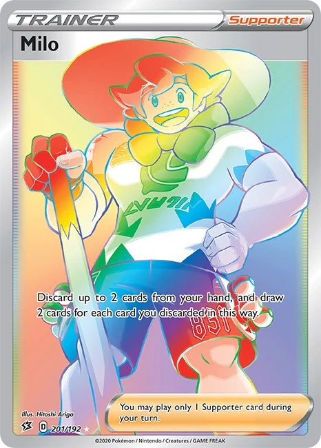 Milo (Secret) (201/192) (SWSH02: Rebel Clash)
