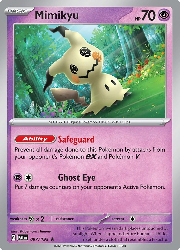 Mimikyu (097/193) (SV02: Paldea Evolved)