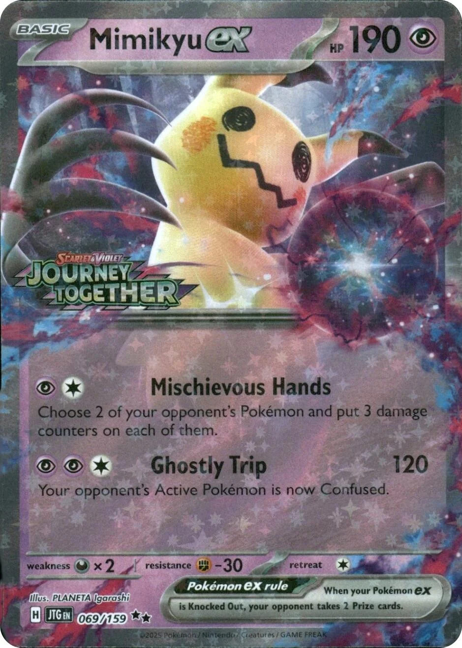 Mimikyu ex (Journey Together Stamped) (069/159)
