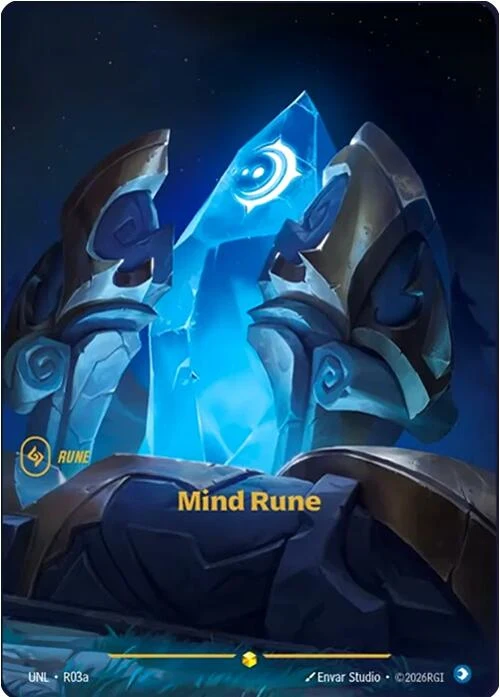 Mind Rune (Alternate Art) (R03a) (Unleashed)